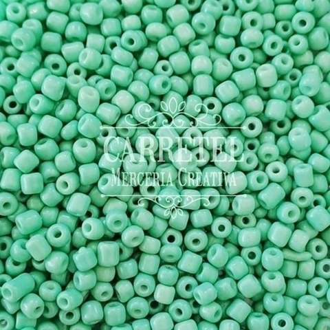 Mostacillón de Vidrio 4mm - Verde Claro (103)