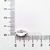 Gema Engarzada Navette 15 x 8 mm- Cristal - por 1 Un. - - MERCERIA CARRETEL