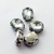 Gema Engarzada Oval 10x 8 mm- Cristal - por 1 Un. - comprar online