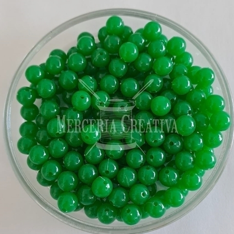Cuenta Plástica Nro 8 x 10 grs. - Verde - comprar online