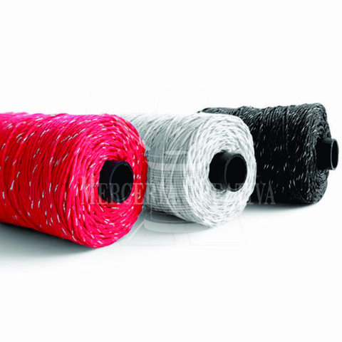 Hilo Encerado con Lurex Plateado x 10 mts. - comprar online