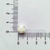 Gema Engarzada Redonda 8 mm- Blanca - por 1 Un. - - MERCERIA CARRETEL
