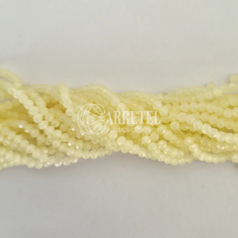 Cristal de Roca 4mm Dona - Amarillo (532)