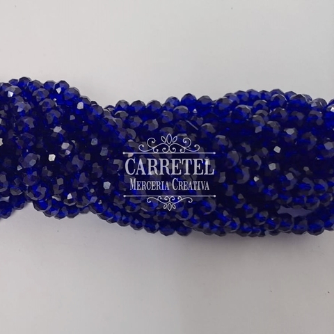 Cristal de Roca 6mm Dona - Azul (604) - (Aprox. 85 un. por Tira) - comprar online