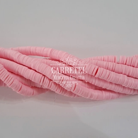 Tira de Fimo Rosa Claro 6mm - 40cm. - comprar online
