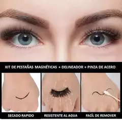 Imagen de Set de pestañas Magneticas + Perfilador de cejas X3 de regalo © FULL