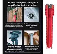 Llave Plomeria 8 en 1 – Facilita el trabajo en espacios reducidos © FULL en internet