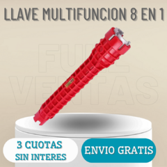 Llave Plomeria 8 en 1 – Facilita el trabajo en espacios reducidos © FULL - comprar online