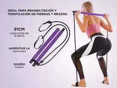 Barra de Pilates + Rutina de Ejercicios © FULL - tienda online