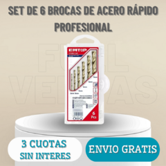 Set de 6 Brocas de Titanio © FULL