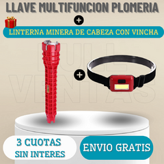Llave Multifunción 8 en 1 + Linterna De Cabeza DE REGALO © FULL - comprar online