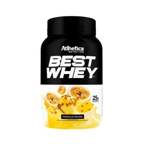 BEST WHEY MARACUJA MOUSSE (900G) ATLHETICA