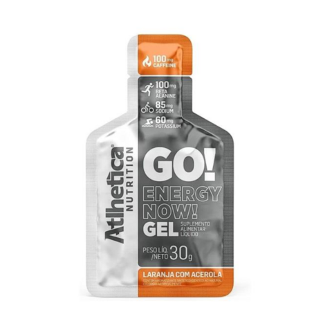 GO! ENERGY NOW LARANJA C/ ACEROLA (30G) ATLHETICA
