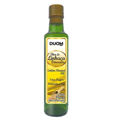 Oleo de Linhaca Dourada Prensado a Frio 250ml Duom