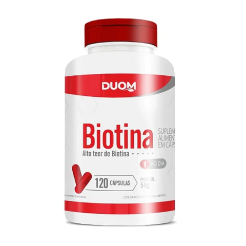 Biotina (1 ao dia) 120caps Duom