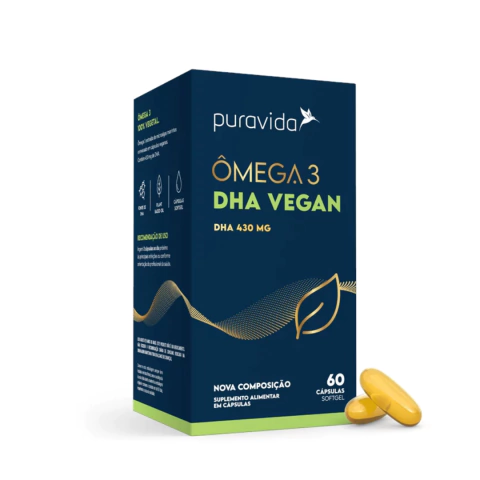 VEGAN OMEGA 3 DHA (60 CAPS) PURAVIDA