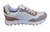 Zapatilla Vizzano beige con detalles en blanco y dorado, ideal para calzado casual y deportivo.