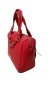 Cartera roja de la marca RAFITTHY con asas y detalles dorados.