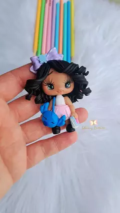 Menina bolsa stitch pele negra - comprar online