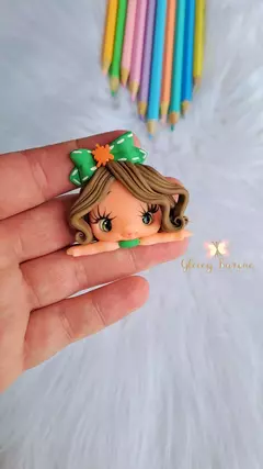 Imagem do Rostinho para nome cabelo castanho