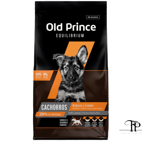 Old prince equilibrium cachorro raza MyG x 3kg / 7,5kg / 15kg