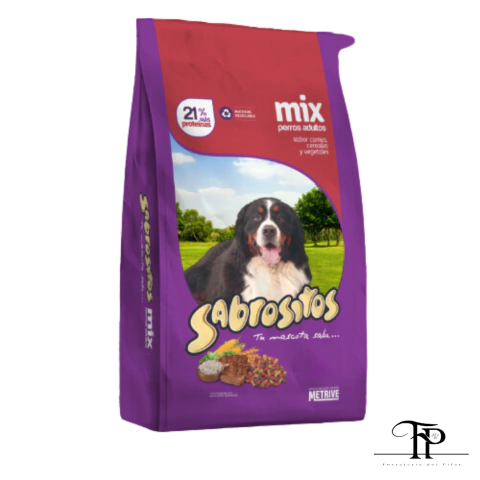 Sabrosito perro adulto mix x 15kg / 22kg