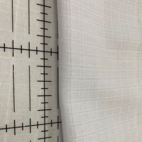 Fralda Micro Quadriculada Branca - comprar online