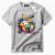 Camiseta Algodão Premium Estampa Trono Grafite Unissex Masculina e Feminina Philklen