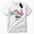 Camiseta Feminina de Algodão Premium com Estampa Unicórnio Musculoso