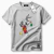 Camiseta Algodão Premium Estampa Coelho Chave Dourada Unissex Masculina e Feminina Philklen na internet