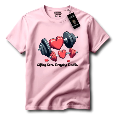 Camiseta Algodão Premium Academia Motivacional Love Feminina Philklen - comprar online