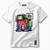 Camiseta Algodão Premium Estampada Personagens e Frase Unissex Masculina e Feminina Philklen - loja online