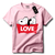 Camiseta Unissex de Algodão com Estampa do Doguinho "LOVE" - Conforto e Estilo - Philklen - loja online
