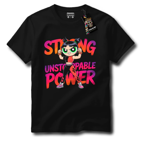 Camiseta Feminina Fitness Docinho Personagem Algodão Premium Camisa Philklen