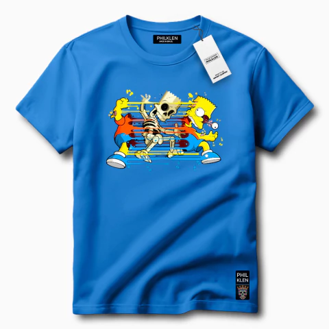 Camiseta Algodão Premium Estampa Rush Skull Unissex Masculina e Feminina Philklen - comprar online