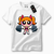 Imagem do Camiseta Feminina de Algodão Premium com Estampa Animada Florzinha