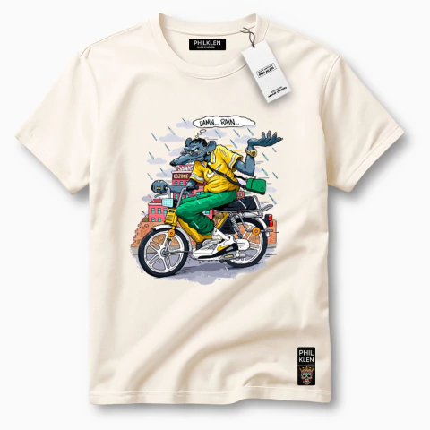 Camiseta Algodão Premium Estampa Design Urbano 'Rush Hour' Masculina e Feminina Philklen - comprar online