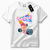 Camiseta Feminina de Algodão com Estampa "Barbell" - Estilo Moderno e Casual - loja online