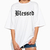 Camiseta Oversized Feminina Blessed Qualidade Premium - Philklen