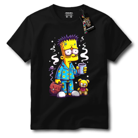 Camiseta Masculina e Feminina Humor Café e Insônia Algodão Premium Camisa Philklen