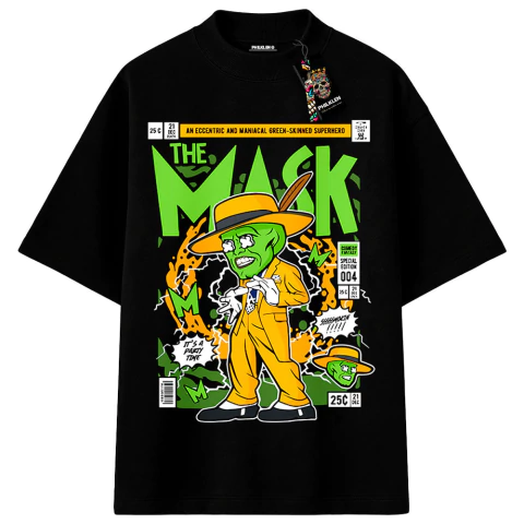 Camiseta Oversized Unissex PHILKLEN - Estampa Nostalgia MSK | 100% Algodão Premium