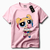 Camiseta Feminina de Algodão Premium com Estampa Divertida de Personagem