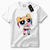 Camiseta Feminina de Algodão Premium com Estampa Divertida de Personagem - Philklen