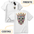 Imagem do Camiseta Unissex de Algodão com Estampa Frente e Costas Caveira Mexicana - Estilo e Conforto - Philklen