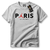 Camiseta Paris Unissex Algodão Premium - Estilo Urbano e Sneakerhead