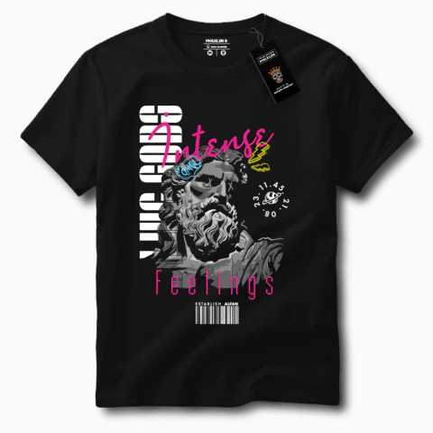 Camiseta de Algodão Premium Estampa Artística Unissex - comprar online