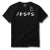 Camiseta Jesus Friends Unissex Algodão Premium - Estilo Geek e Fé na internet