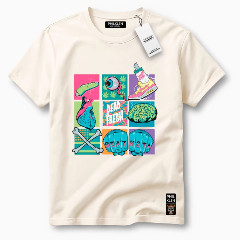 Camiseta Algodão Premium Estampa Pop Culture Dead Fresh Unissex Masculina e Feminina Philklen - comprar online