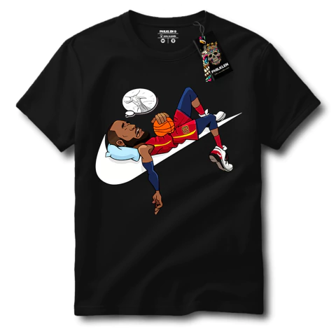 Camiseta Masculina Personagem Basquete Streetwear Algodão Premium Camisa Philklen