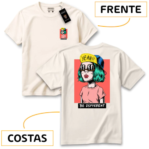 Camiseta Be Different Unissex - Estilo e Expressão em Algodão Premium